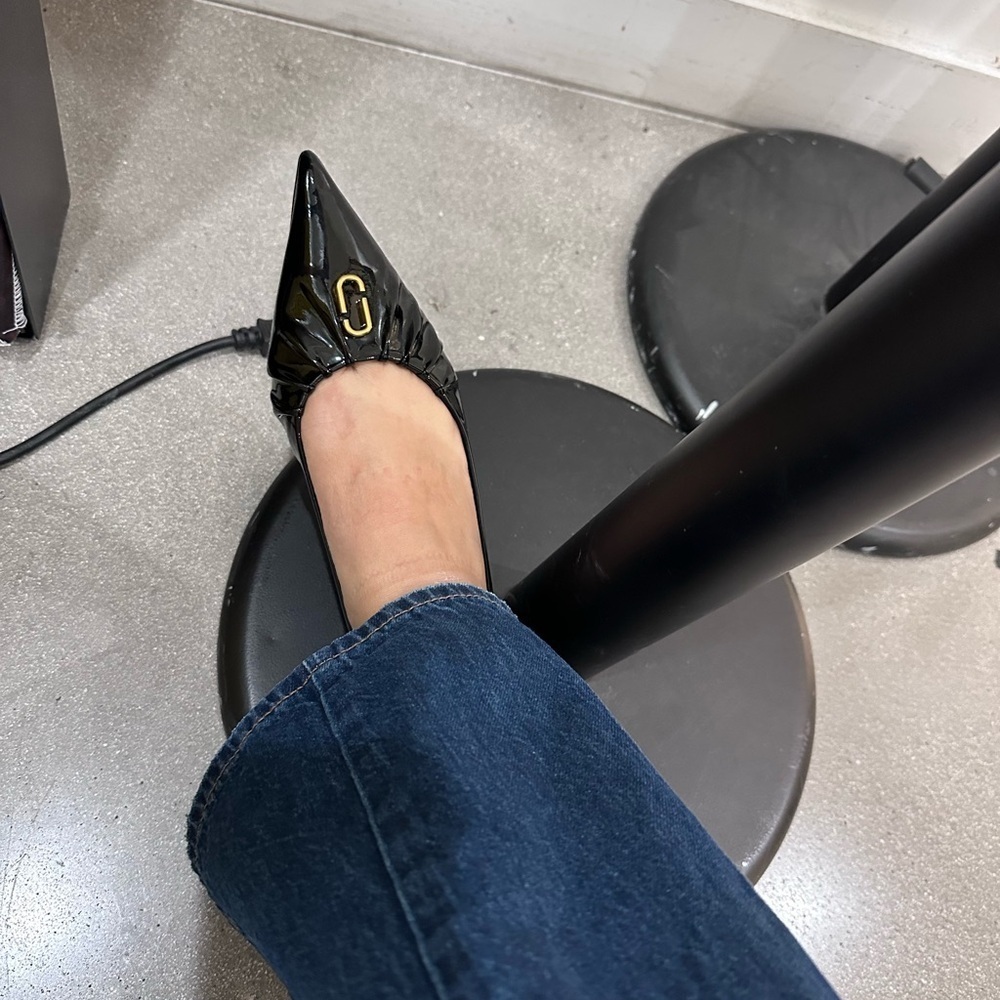NIB! NEW! Marc Jacobs The Ali Ballerina Flat -Women Black - Picture 10 of 10
